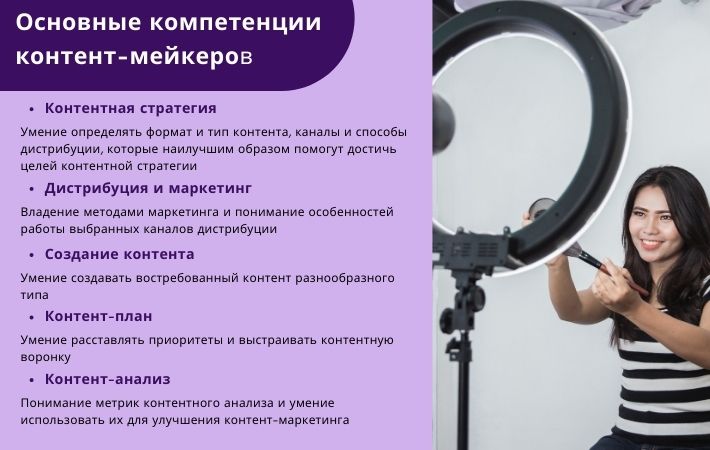 что должен уметь контент мейкер