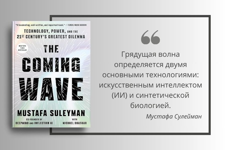 Обзор книги “Грядущая волна. Технологии, власть и величайшая дилемма XXI века” Мустафы Сулеймана